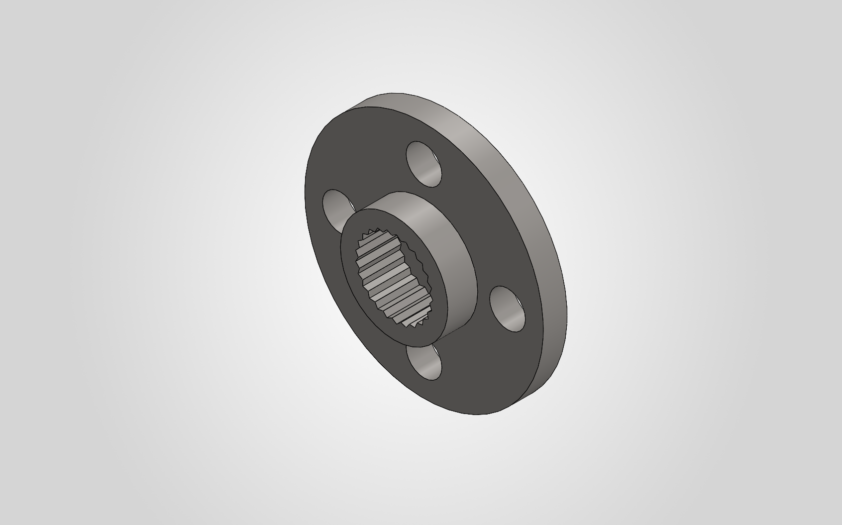 Base plate CAD model